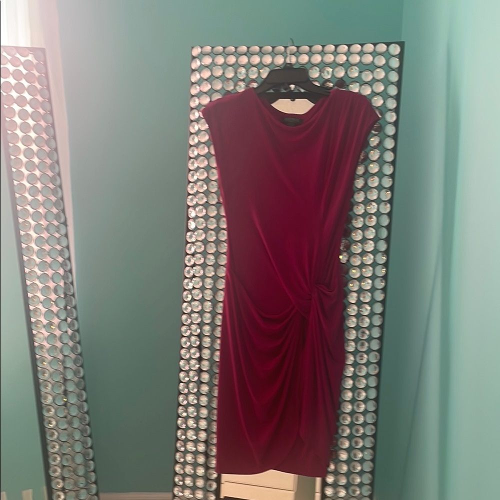 Elegant Magenta Dress